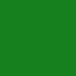 the colour green