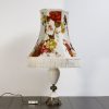 White marble lamp with shade