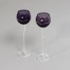 Purple Bowl Aperitif Glasses or Tea Light Holders