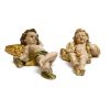 cherubs with gold angel wings wall plaques