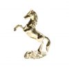 large brass rearing horse