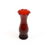 ruby red anchor hocking vase 2