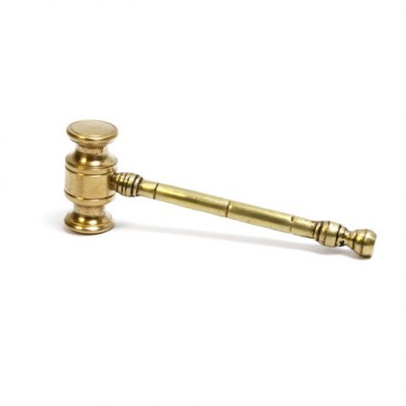 brass gavel