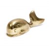 brass whale ornament