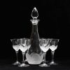 j g durand florence wine glasses and decanter