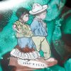 little girl and boy mexican wall plaque