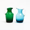small glass jugs