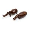 wood carved rosewood african animals