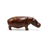 wood carved hippopotamus