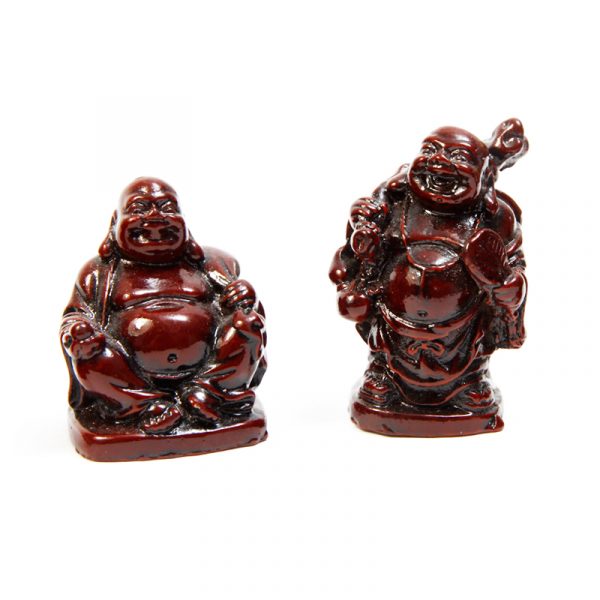 Small Red Resin Lucky Laughing Buddhas » Kode-Store.co.uk