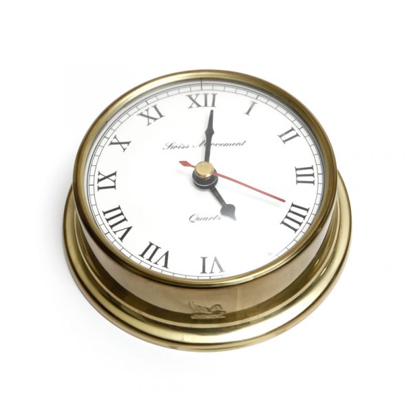 Small Brass Surround Wall Hanging Clock » KodeStore.co.uk
