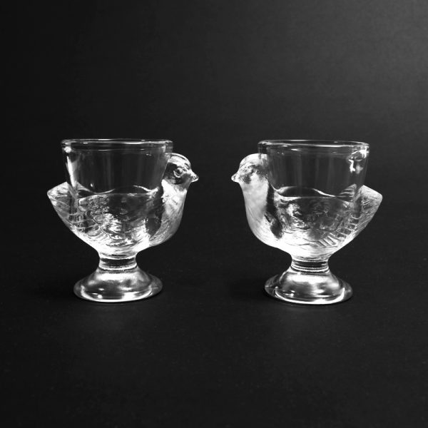 Luminarc Chicken Shaped Glass Egg Cups » KodeStore.co.uk