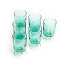 aqua green luminarc shot glasses