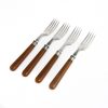 hh epns forks with brown handles