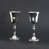 silver plate goblets