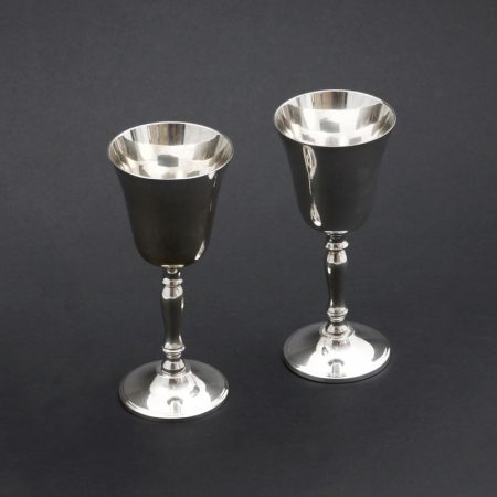 silver plate goblets 2