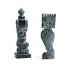 snake and eagle soapstone totem