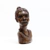 carved wood bust of african lady 6
