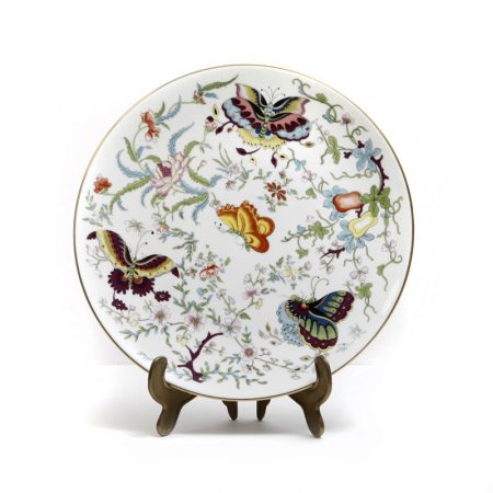 royal Worcester exotic butterflies plate