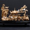 chinese cork painting traditional garden