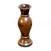 vintage patterned wood vase