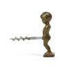 brass Manneken Pis corkscrew from side