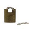 vintage union padlock and key LBL 834