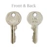 vintage union padlock key