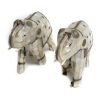 vintage mother of pearl elephants with anklets