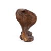 carved wood cobra