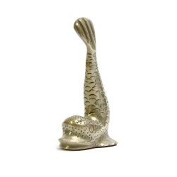 f abela and sons brass dolphin paperweight