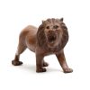 carved wood lion