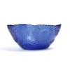 recycled blue glass bowl