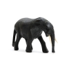 carved wood african elephant