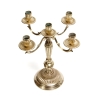 brass neoclassical candelabras