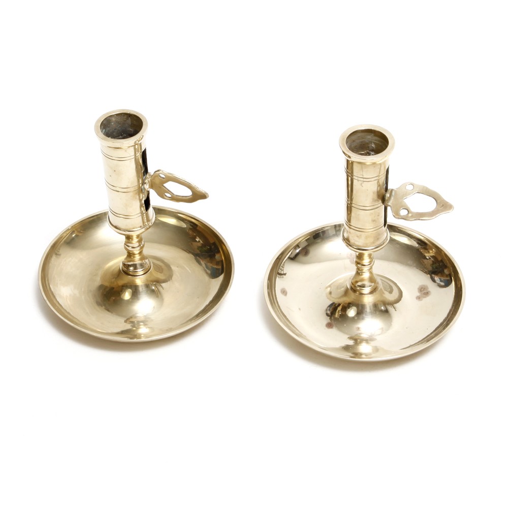 Skultuna Style Brass Adjustable Candlesticks »