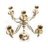 brass rope candelabra from above
