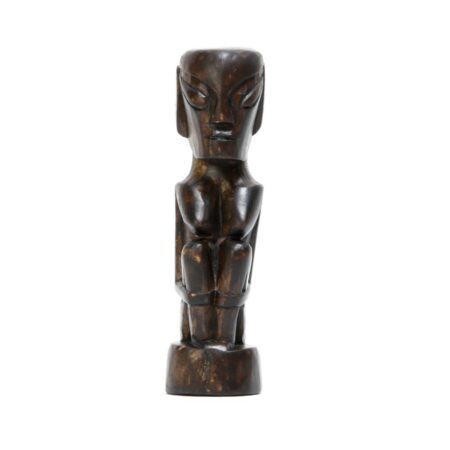 indigenous carved wood woman