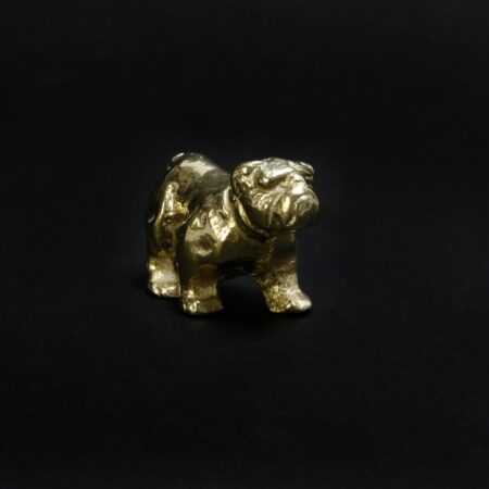 miniature brass british bulldog