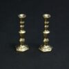 miniature brass candlesticks