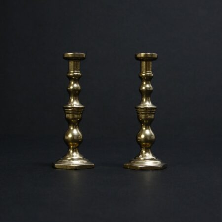 miniature brass candlesticks 1