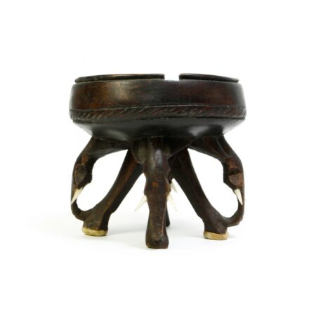 ashtray with elephant head legs