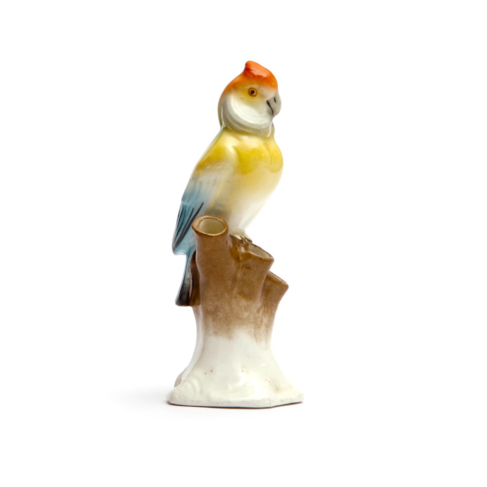 bird bud vase made in czechoslovakia