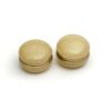 gold rimmed Italian alabaster pill box GSE
