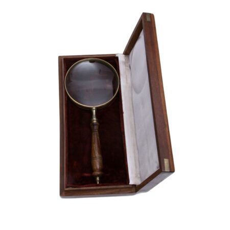 nautical magnifying glass in box