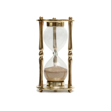 Large Brass Hourglass