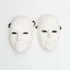 Venetian Ca Macana White Face Masks 1