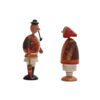 A Pair of Erzgebirge Turned Wood Figurines 2