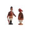 A Pair of Erzgebirge Turned Wood Figurines 3