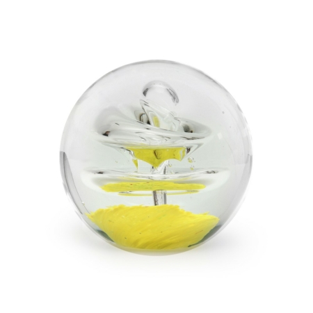 Swedish Vas VitreuM Crystal Paperweight